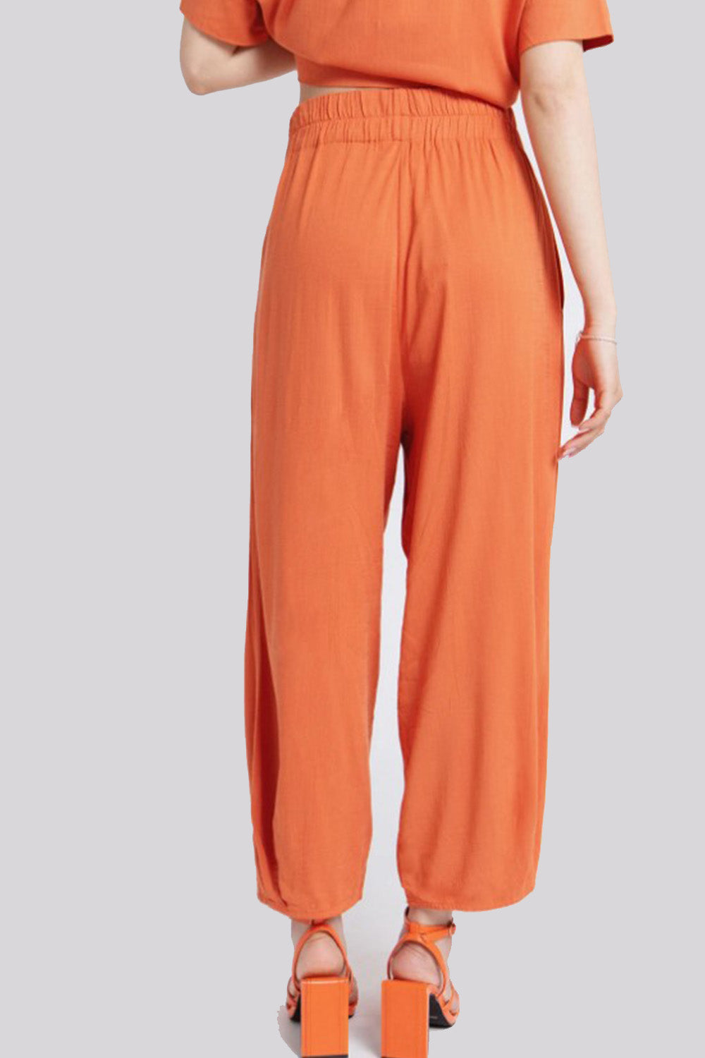 Glimmering Orange Trouser