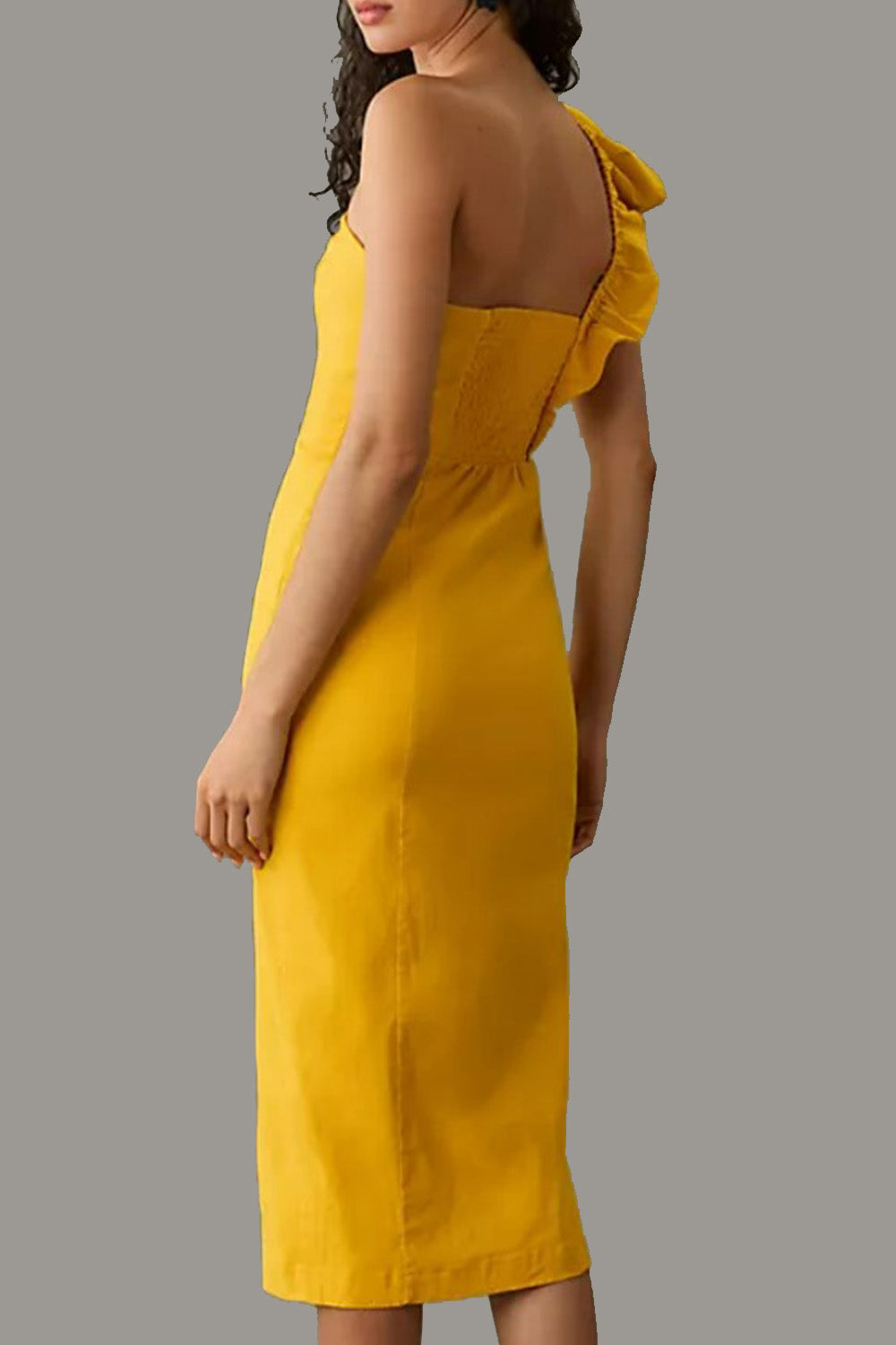 Winsome Yellow Dress