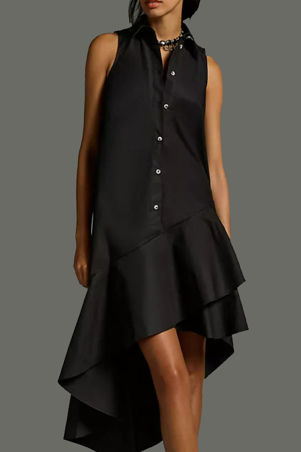 Opalescent Black Dress