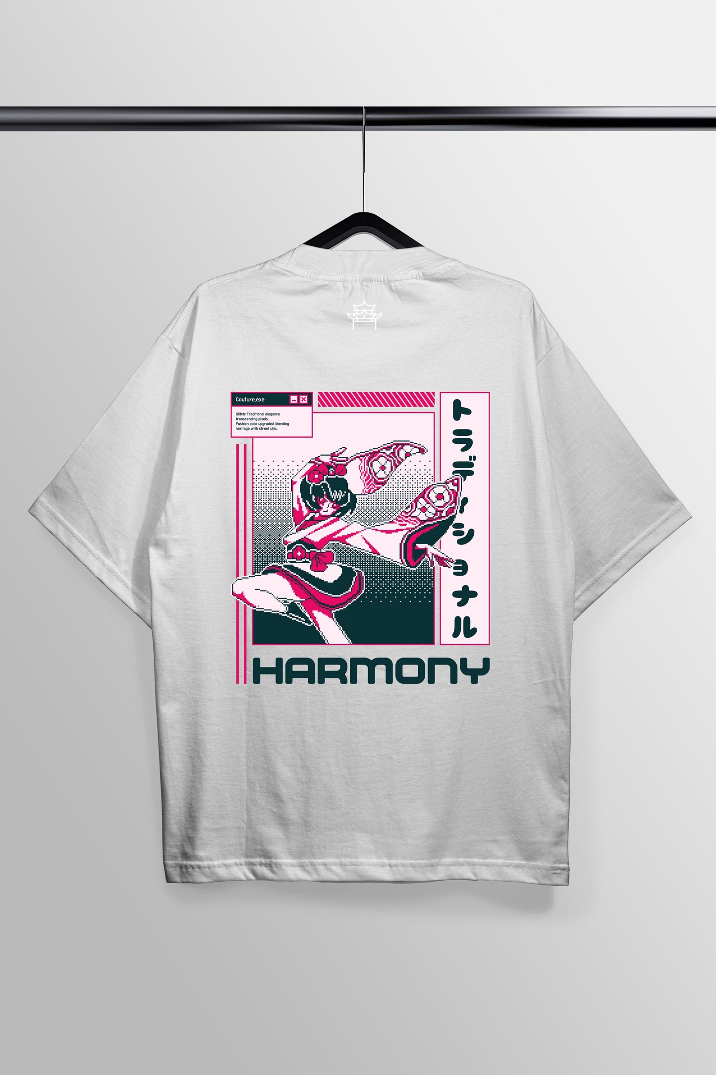Harmony White Oversized Tee