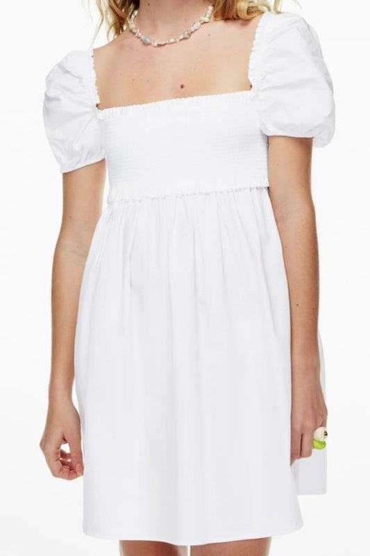 Buoyant White Dress