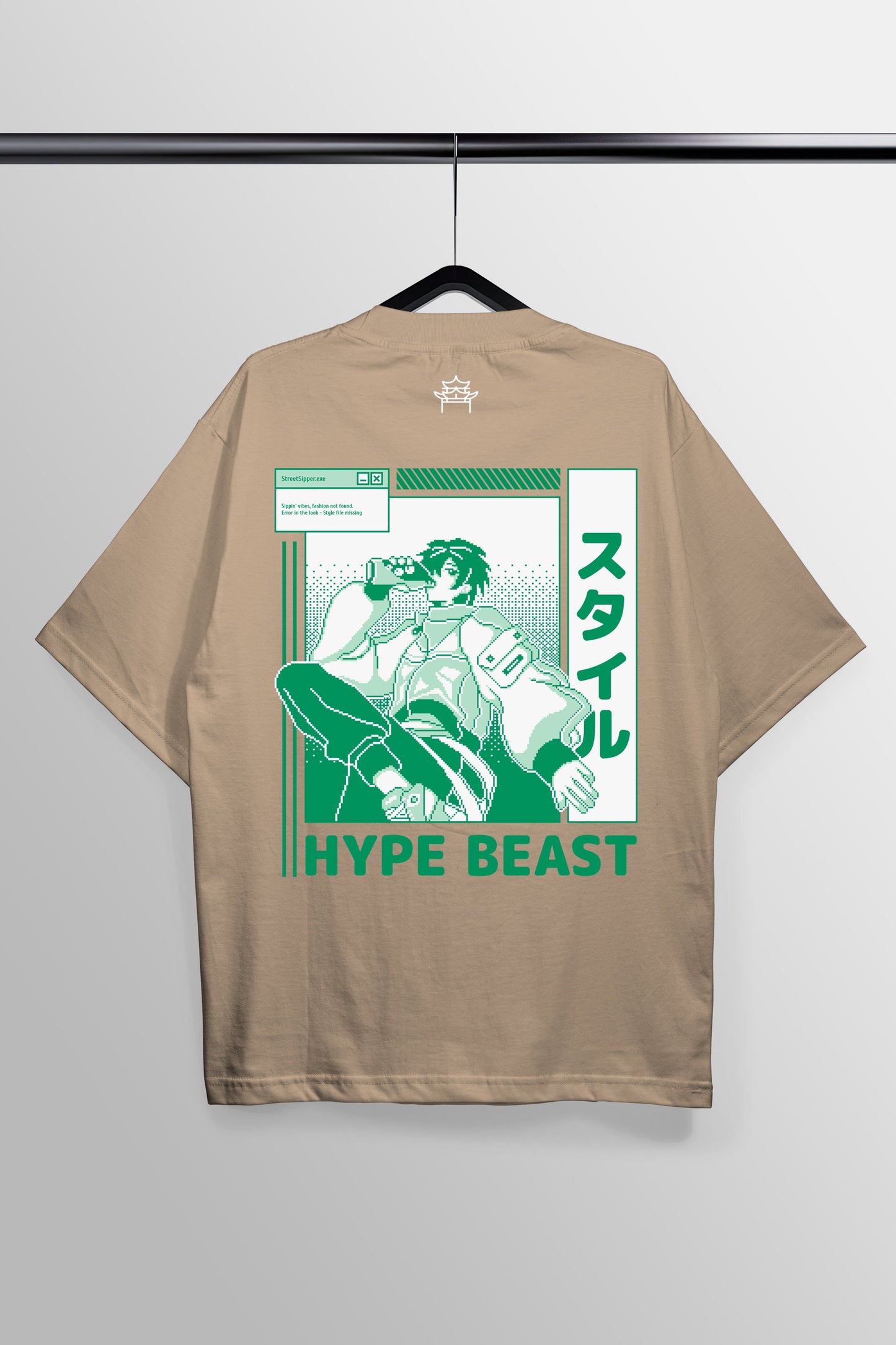 Hype Beast Peach Oversized Tee