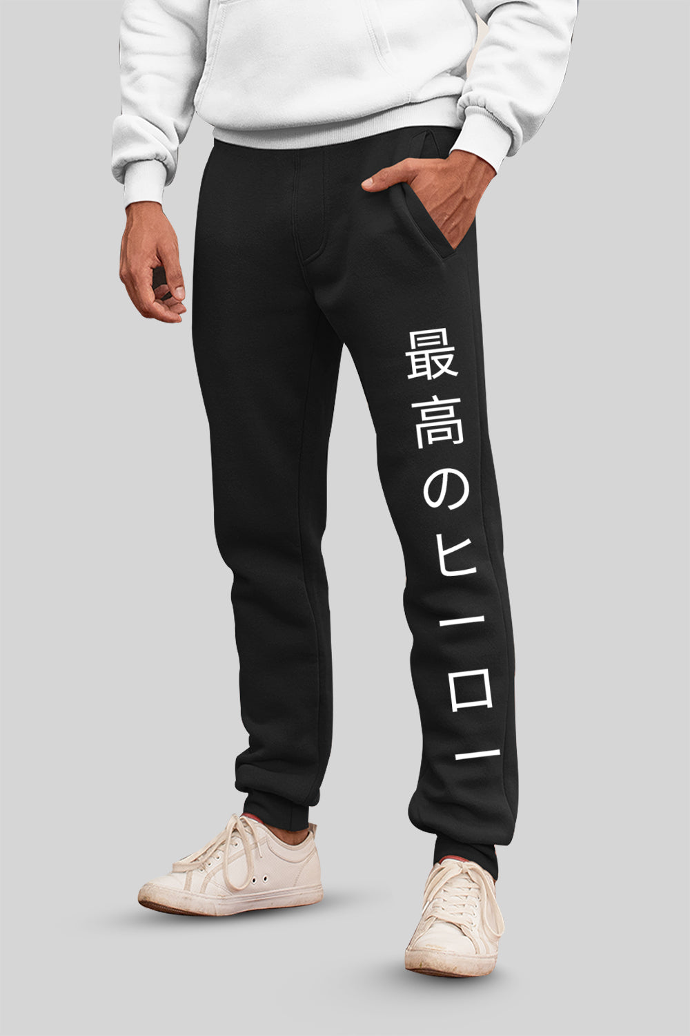 Anime Aura Black Joggers