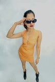 Delirious Orange Dress