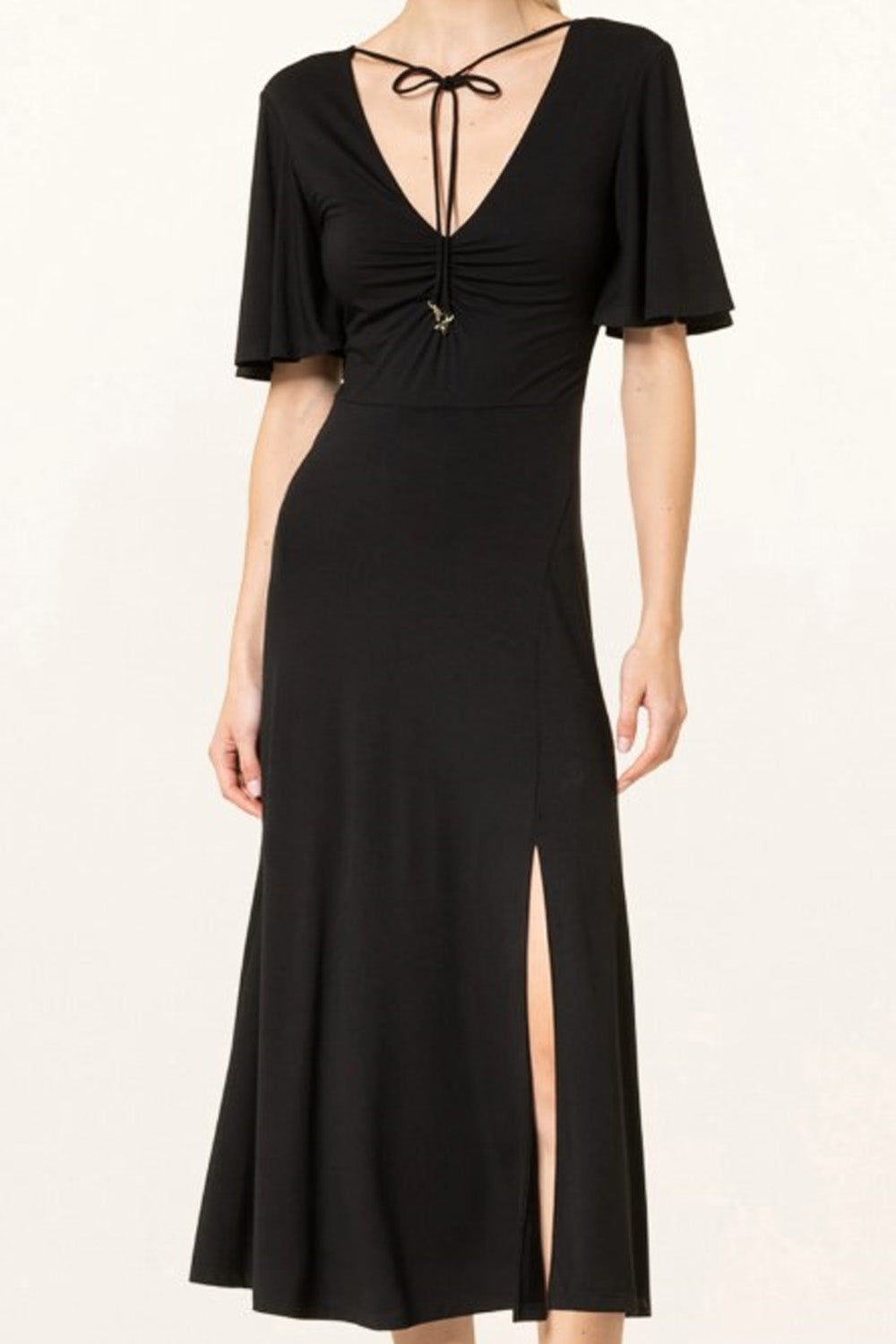 Viridescent Black Dress