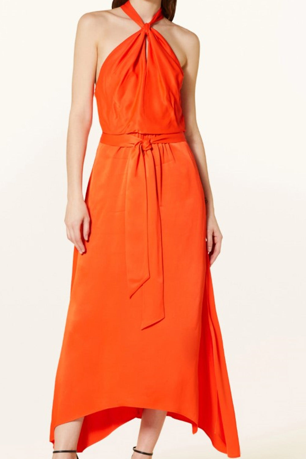 Oceanscape Orange Dress