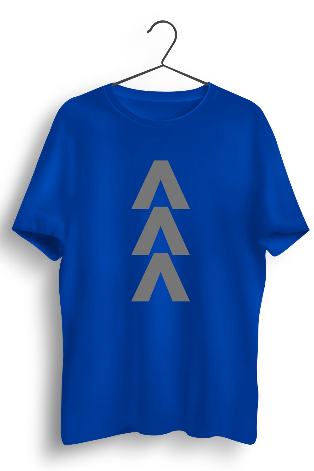 Arrow Up Reflective Print Blue Tshirt