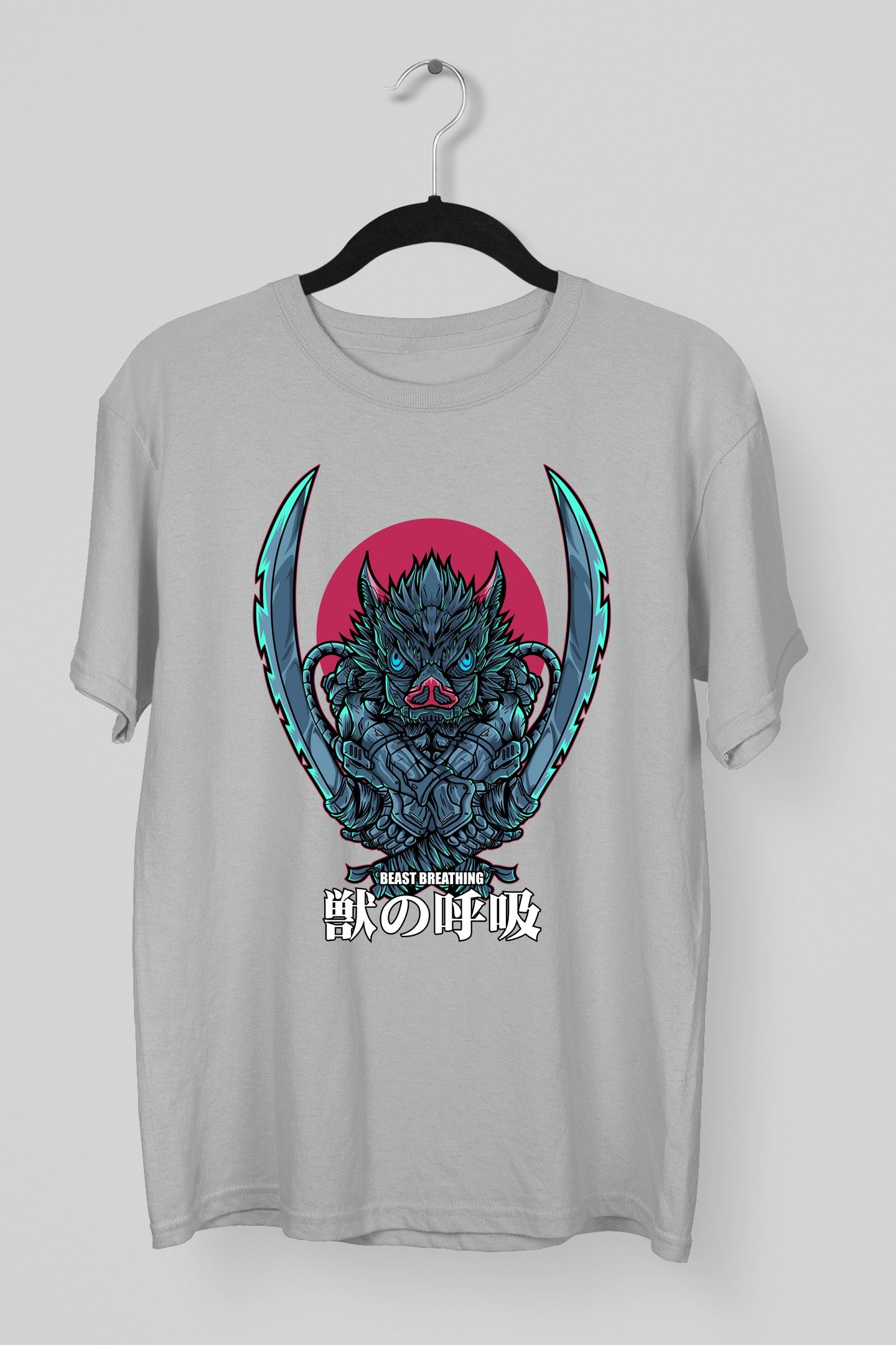 Beast Breathing Grey Tee