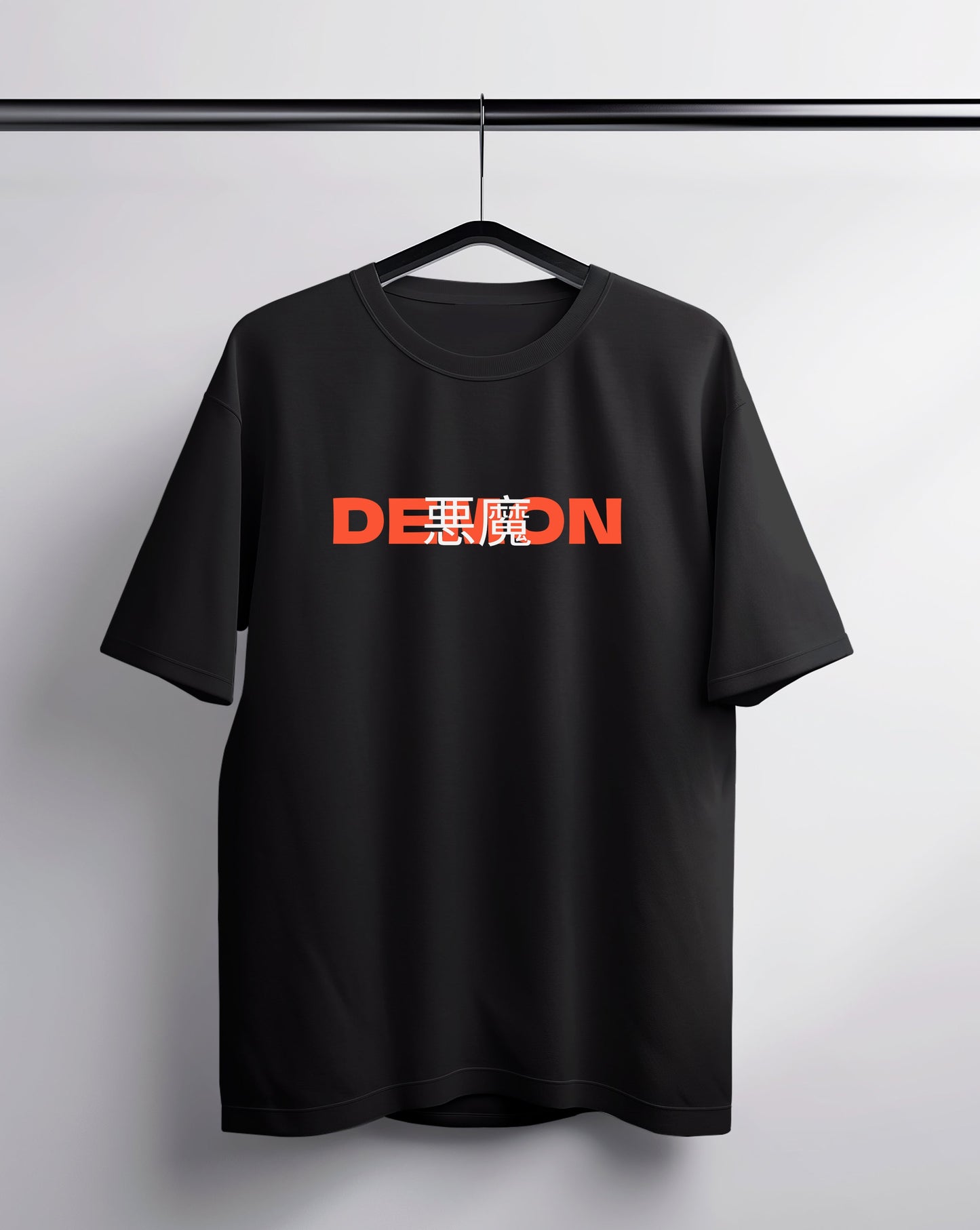 Demon Destroyer Black Oversized Tee