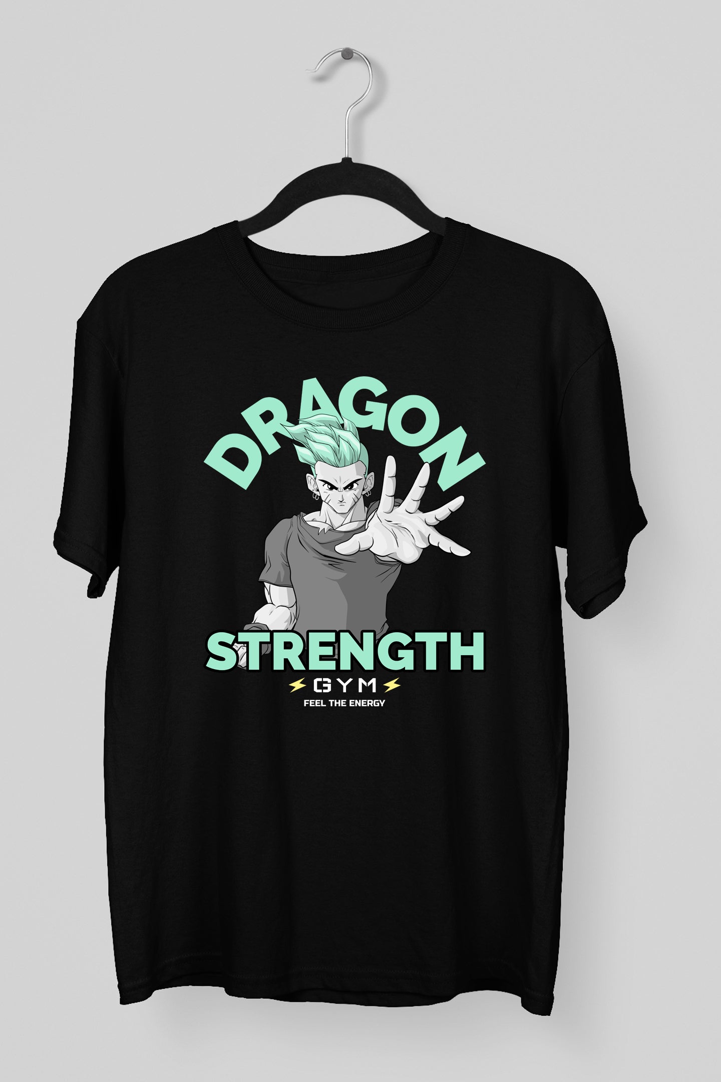 Dragon Strength Black Tee