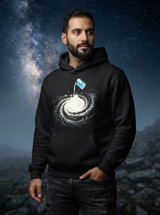 Milky Way Black Hoodie