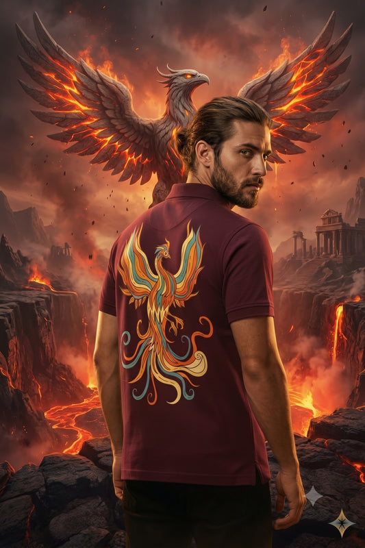 Phoenix Rise Maroon Polo