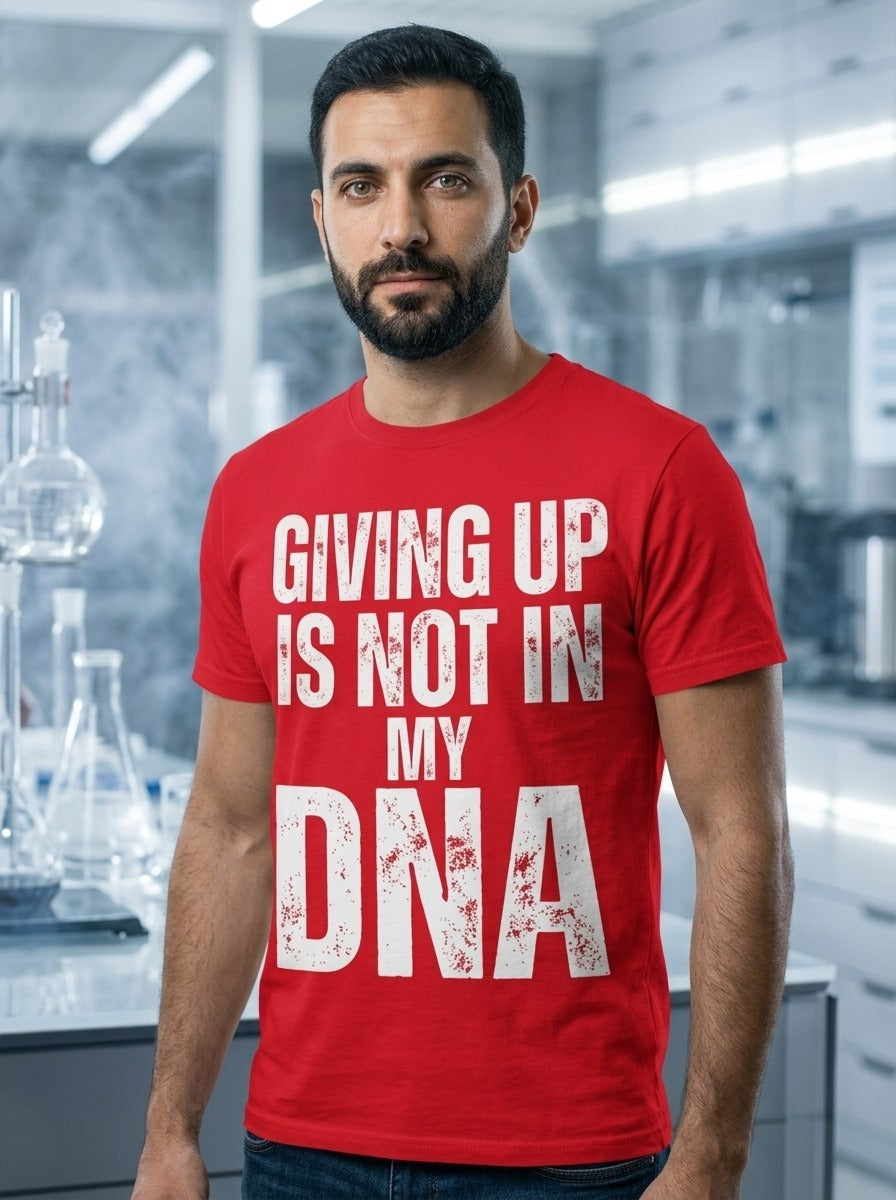 Giving Up Dna Red Tee