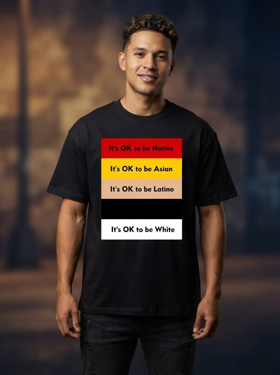 OK to Be Black Oversized Tee