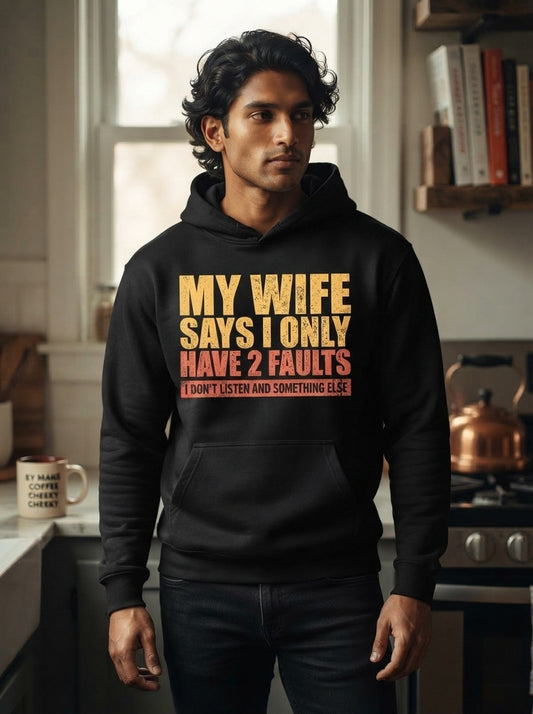Wife Says Black Hoodie
