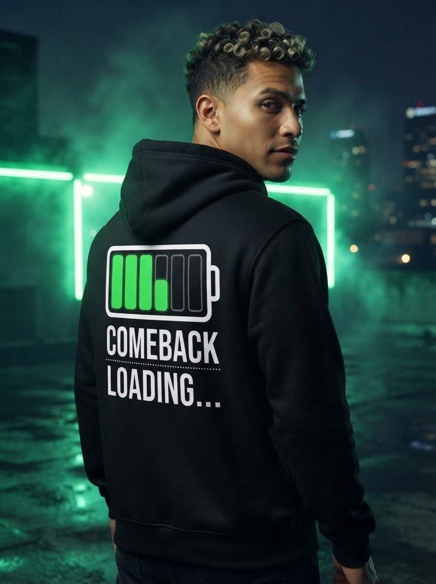 Comeback Loading Black Hoodie