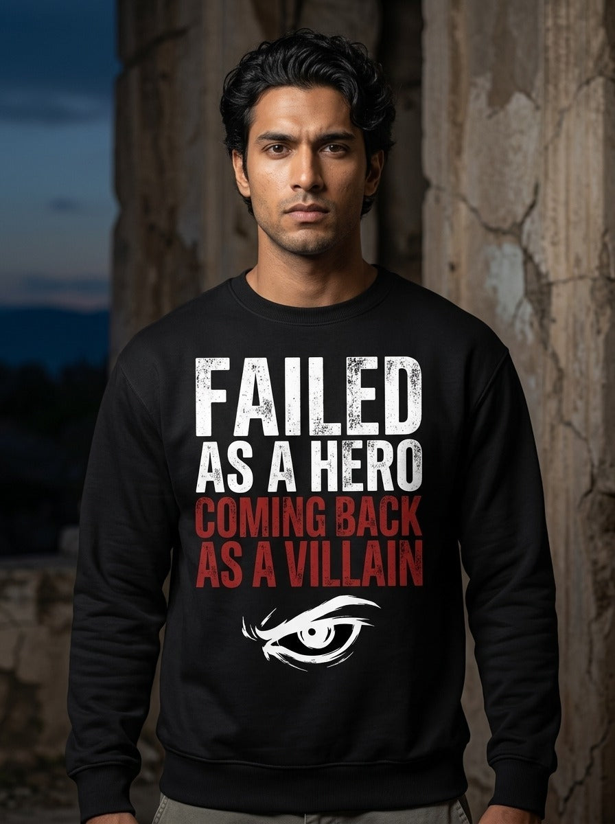 Failed Hero Black Sweatshirt