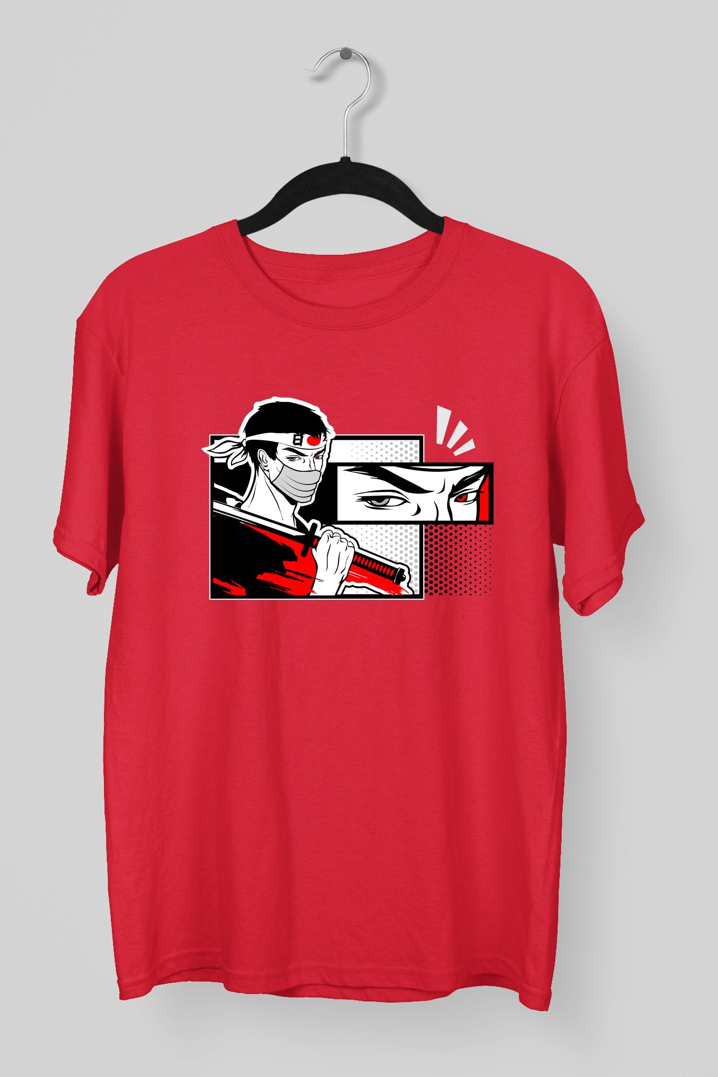 Red Eye Samurai Red Tee