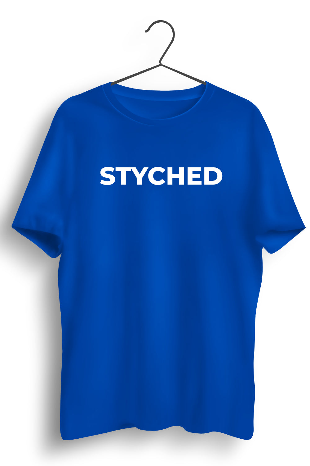 Paytm Exclusive Styched Font Blue Tshirt