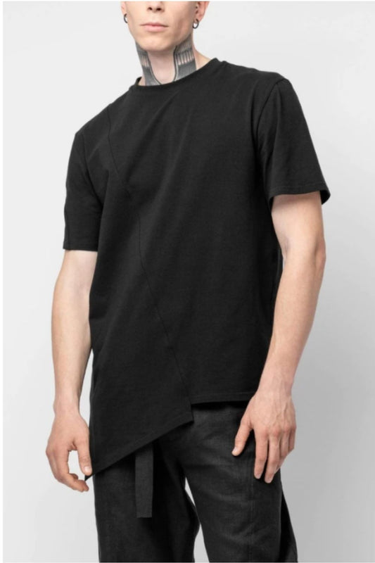 Asymmetric T-Shirt Black
