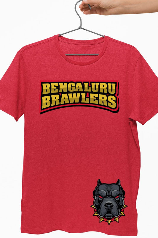 Bengaluru Brawlers Red Graphic Tshirt