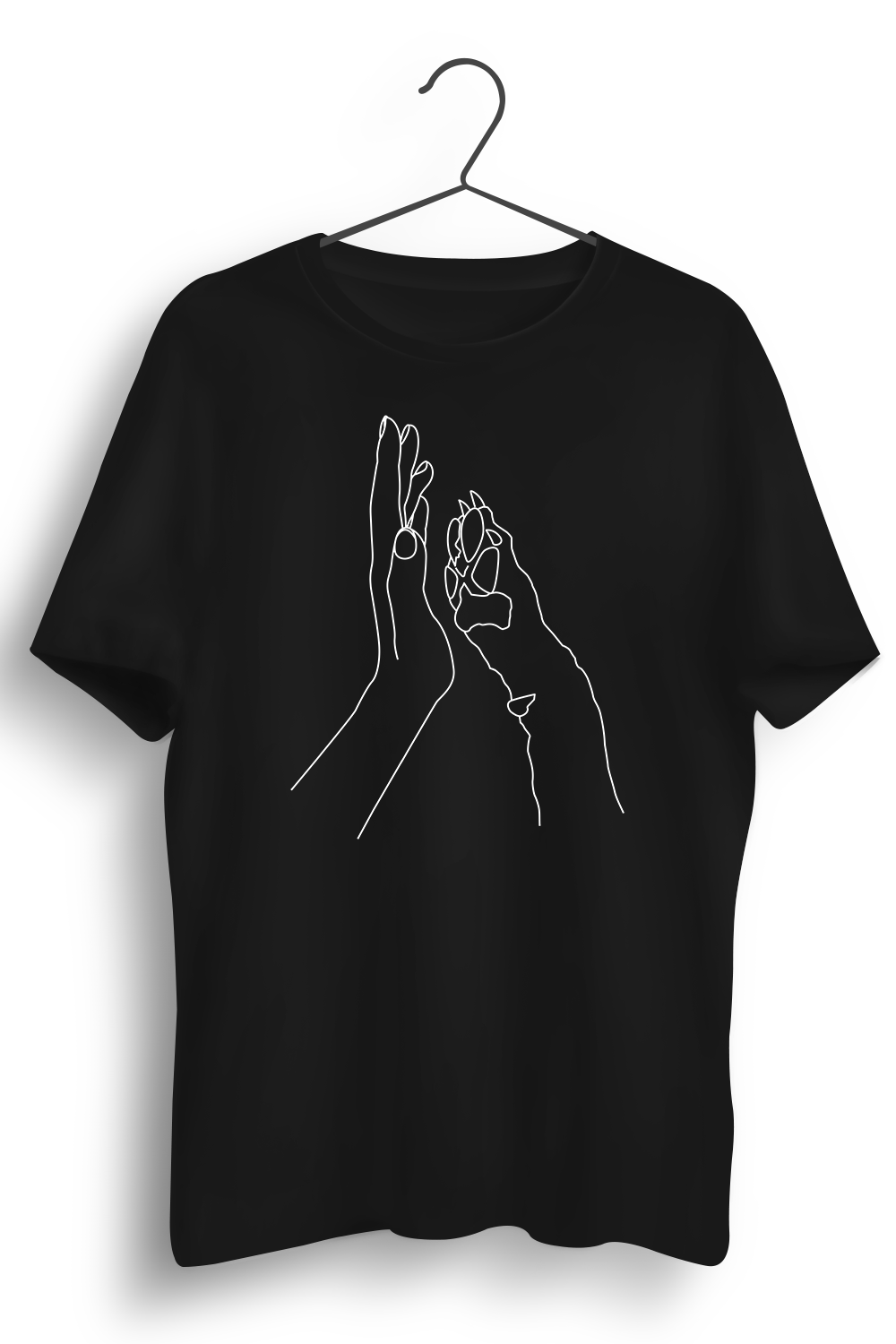 BFF Graphic Printed Black Tshirt