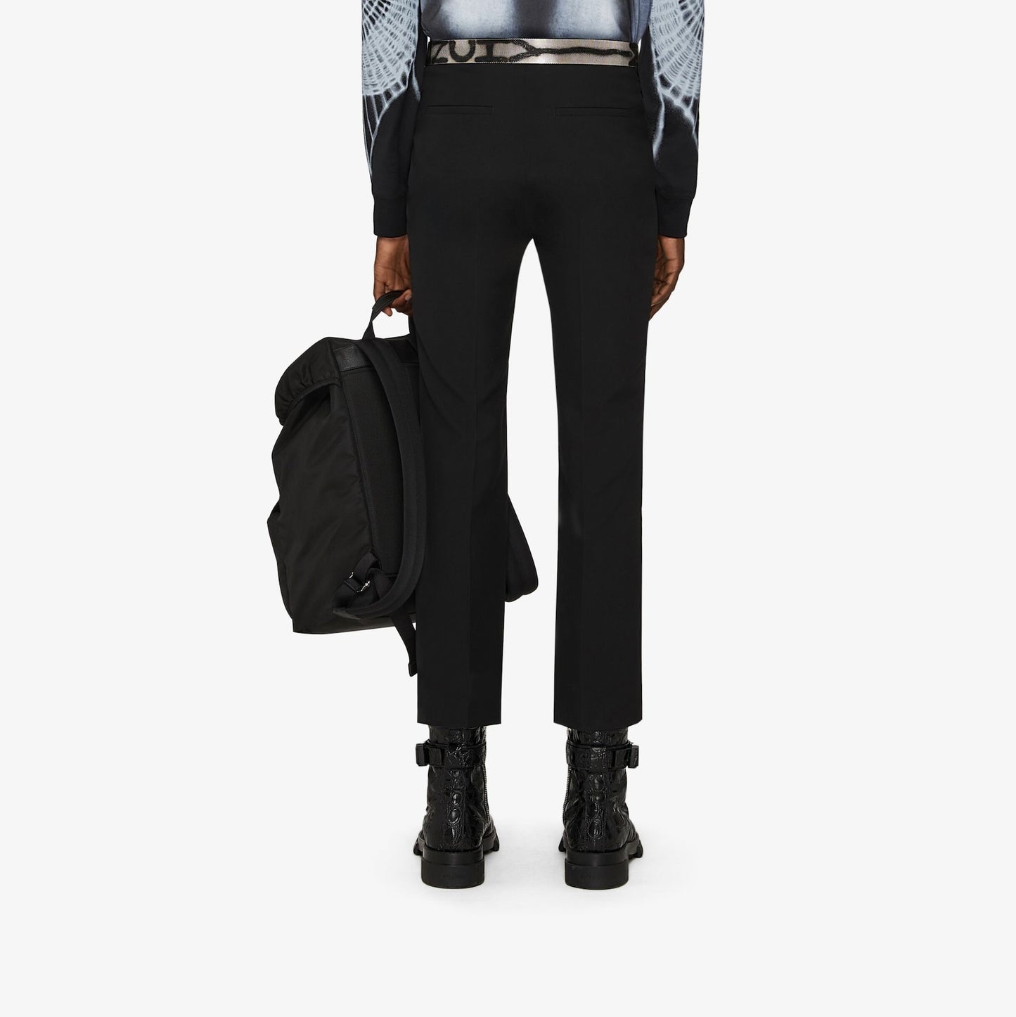 Black Cool Pants With Pockets At the Back