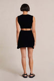 Black Short Knit Mini Dress