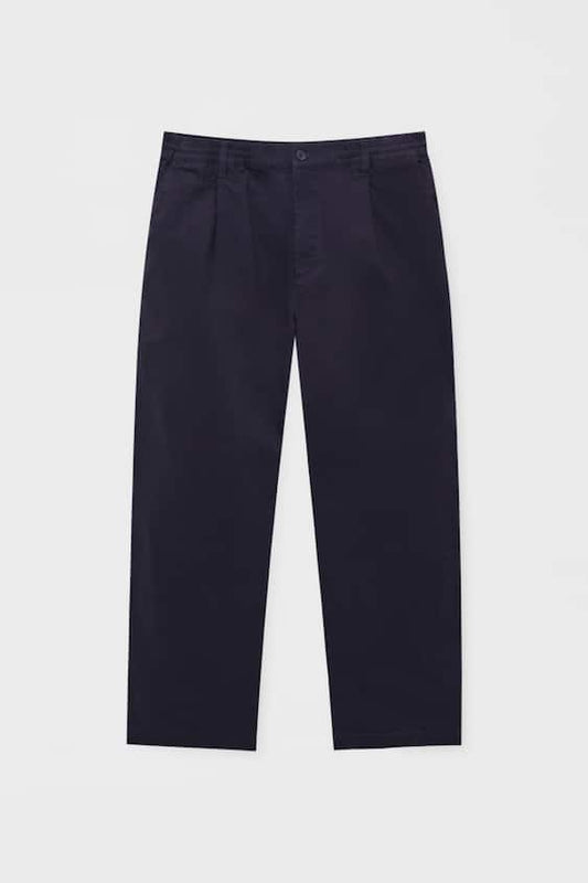 Black Trousers With An Elastic Waistband