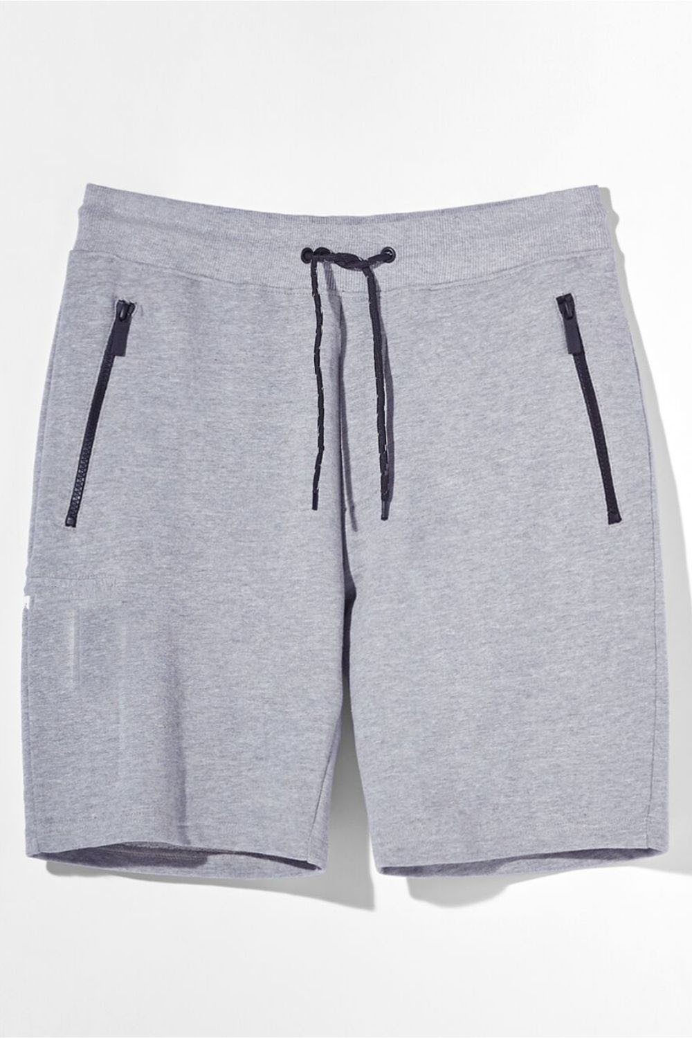 Black Drawstring Shorts Grey