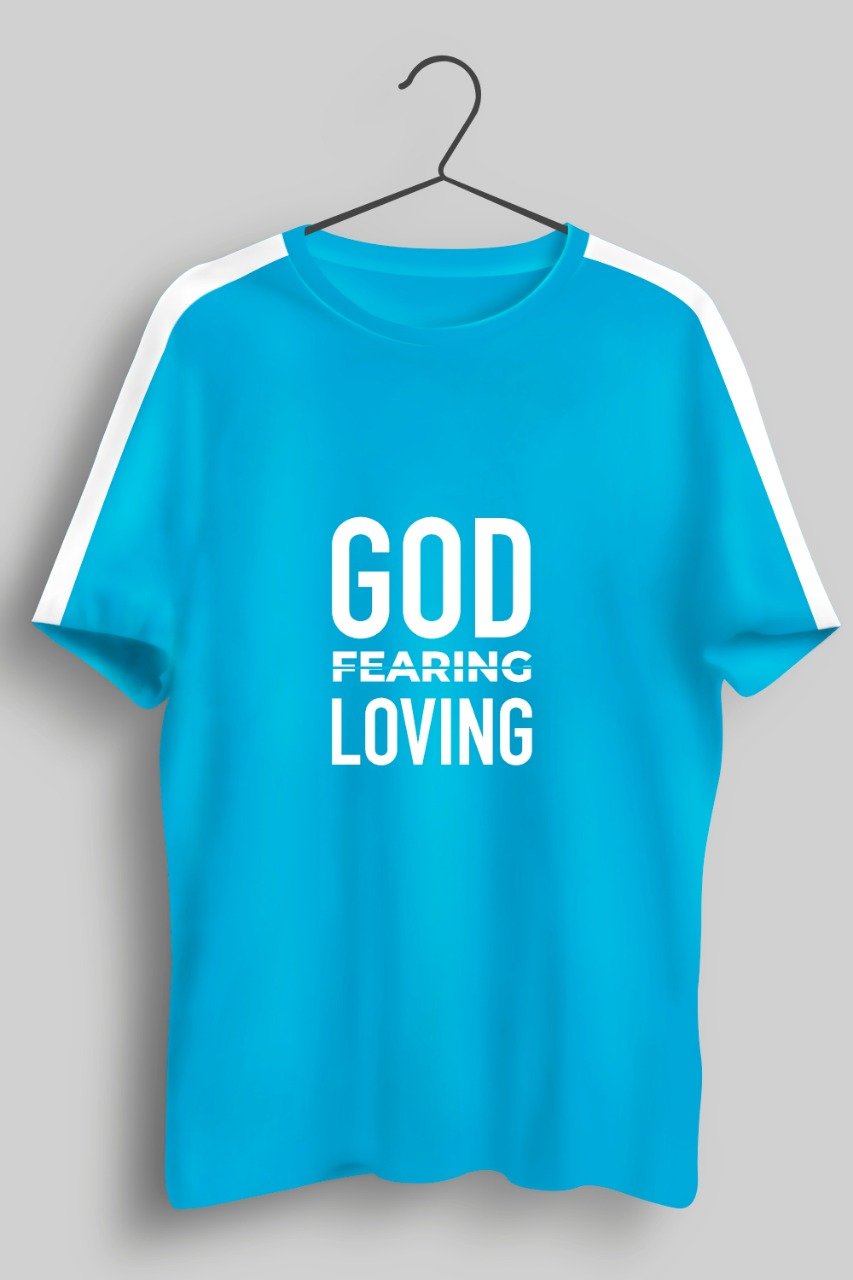 God loving Blue Tshirt