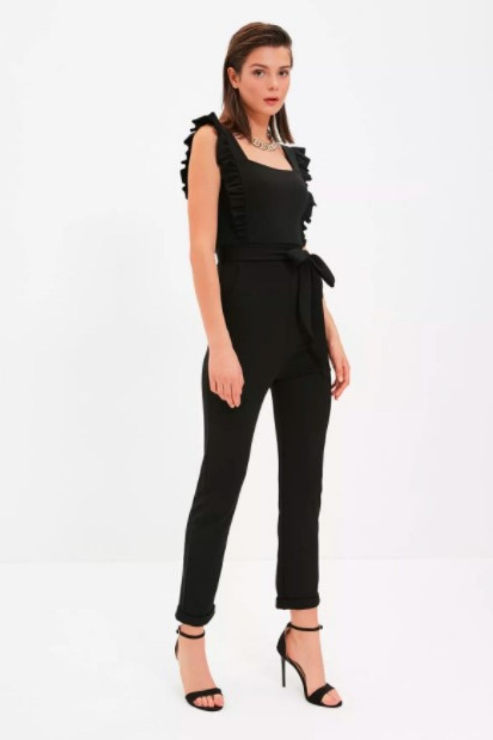 Call Me May Be Black Jumpsuit