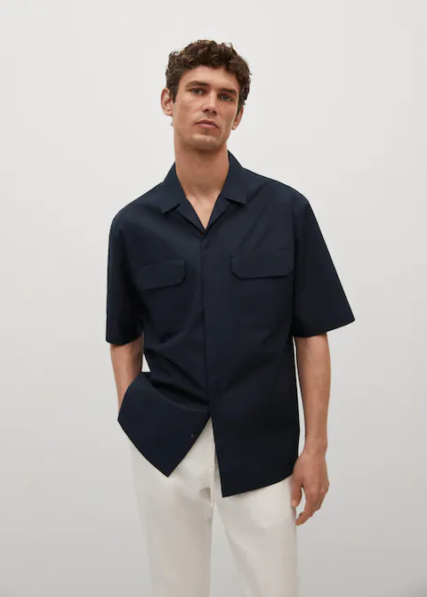Cotton Shirt With Pockets