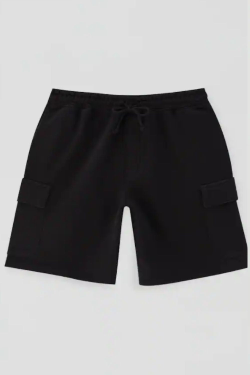 Flap Pocket Drawstring Shorts