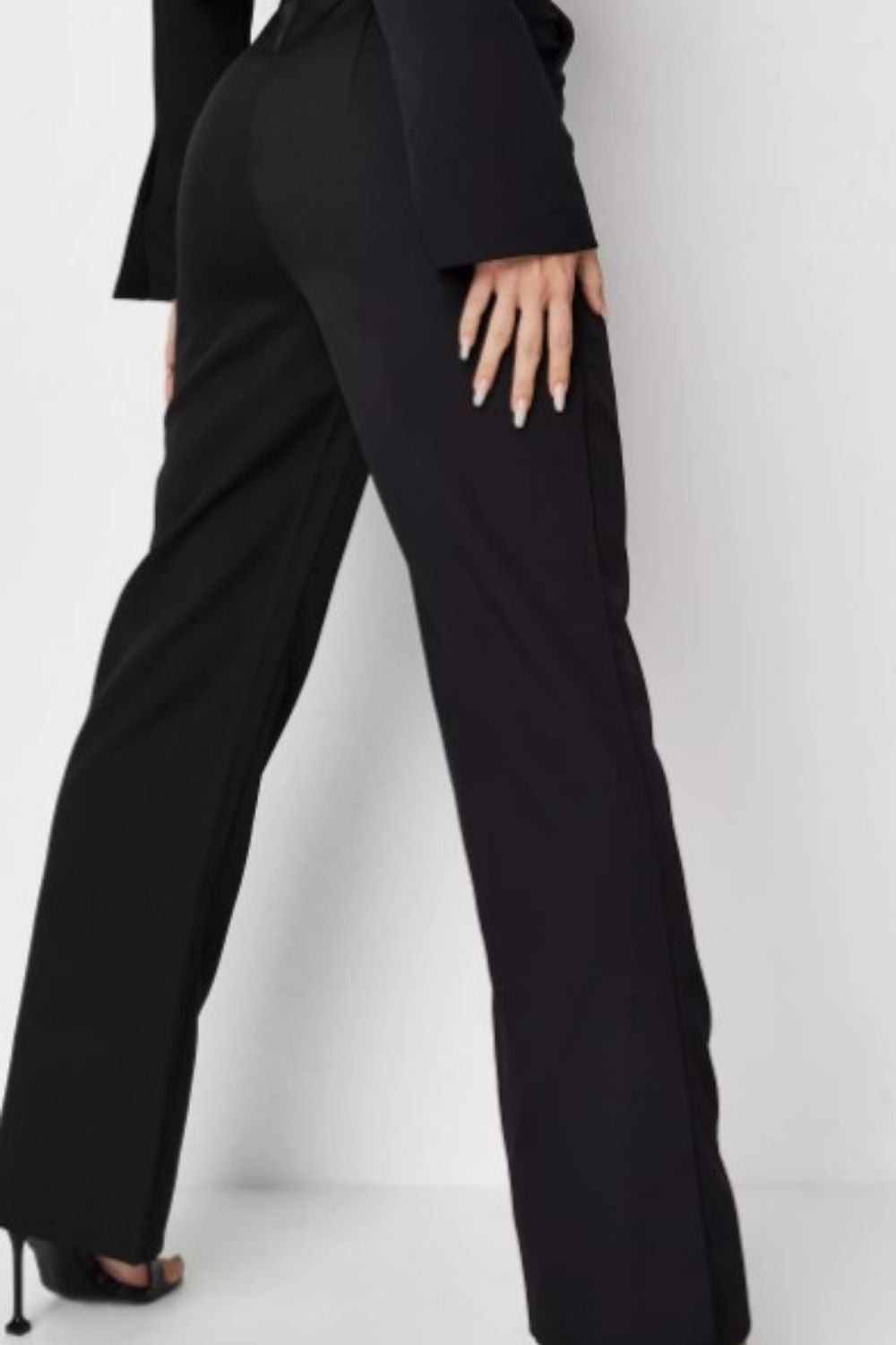 Formal Comfy Overlap Slit Trouser