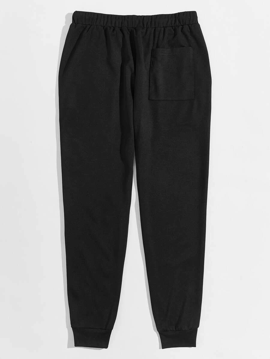 Letter & Striped Side Joggers
