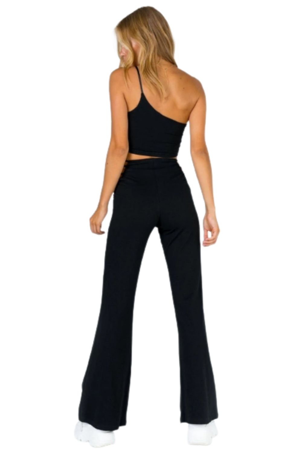 One-Sided Cut Out Regular Fit Trouser