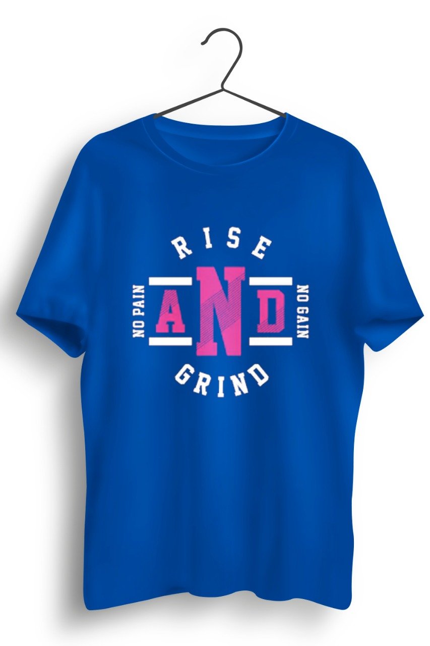 Rise and Grind Blue Tshirt