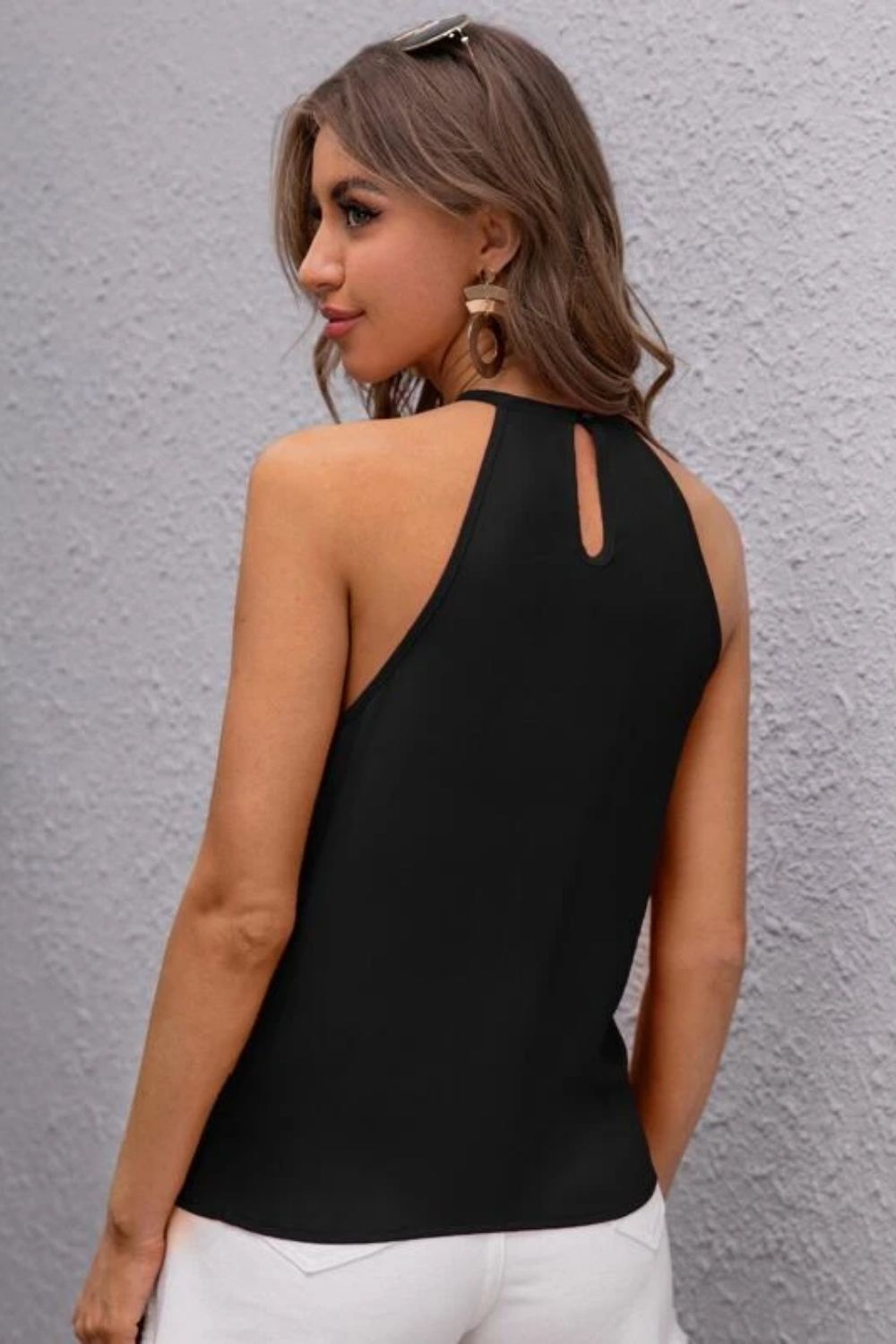 Rosy Black Halter Neck Top – Styched Fashion
