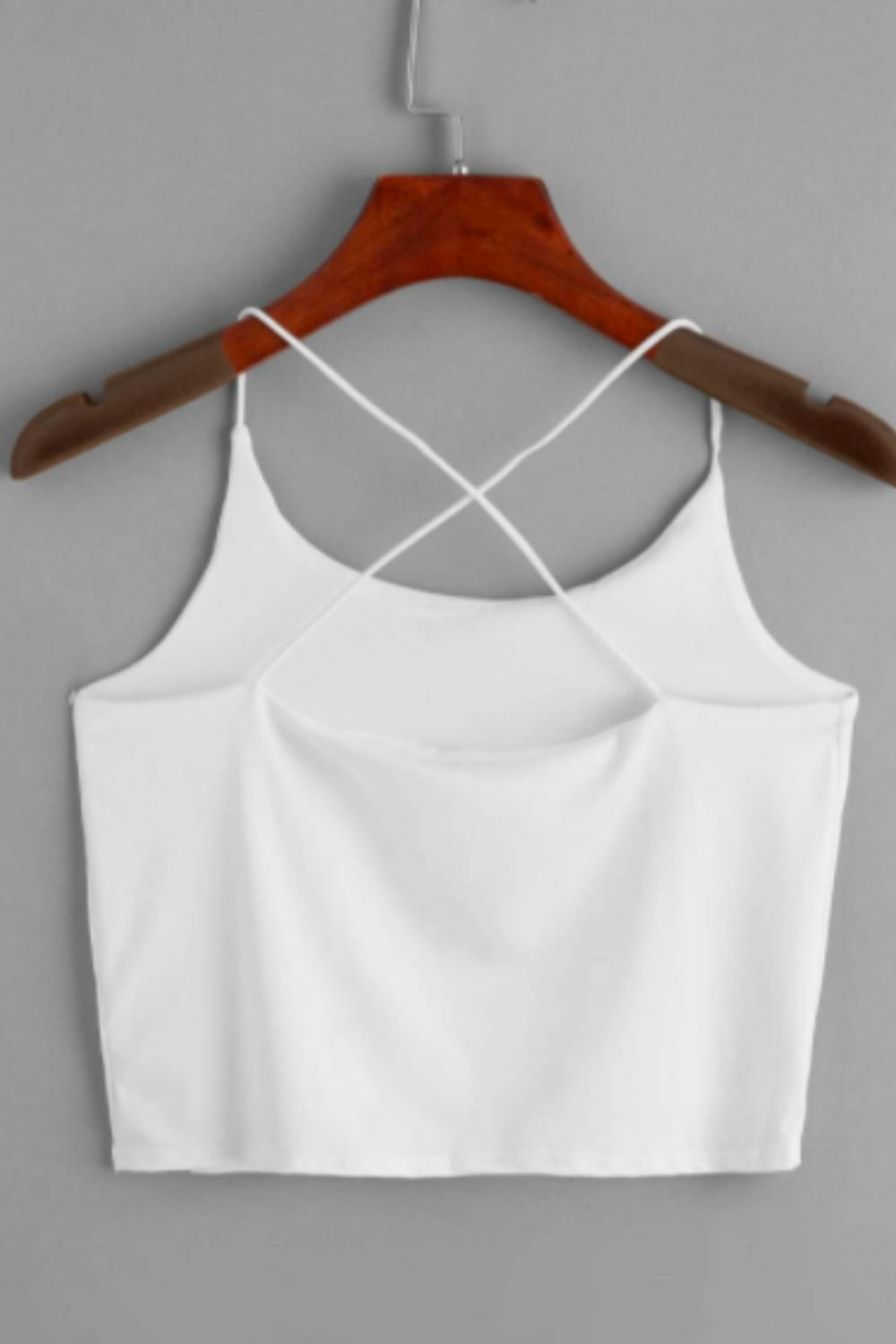 Buy Solid Tank Top with Spaghetti Straps