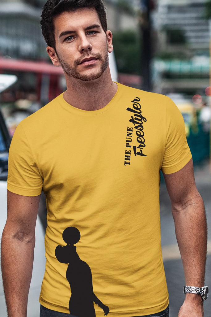 The Pune Freestyler Mustard Tshirt