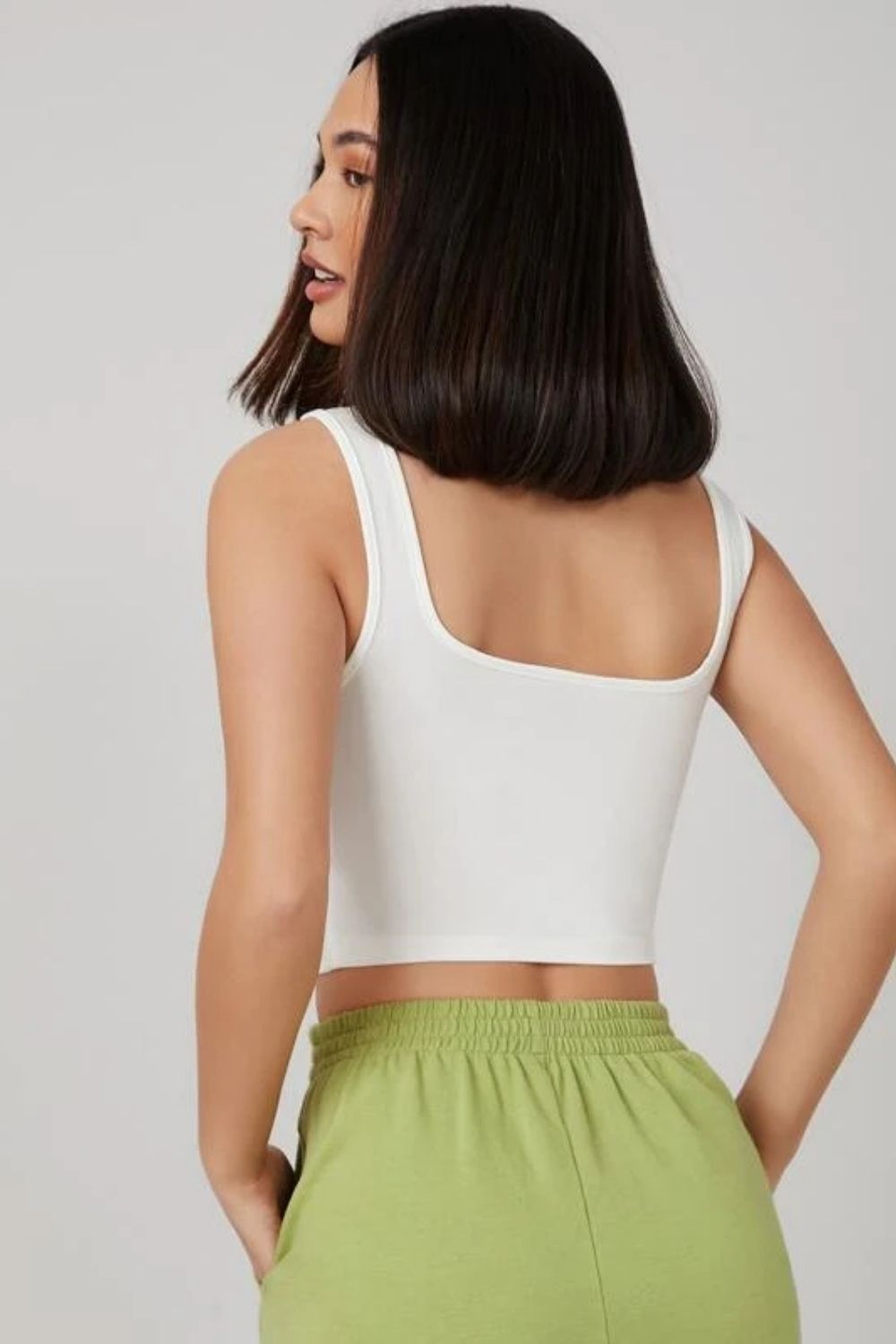 Your Song White Crop Top