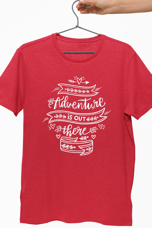 Adventure Out There Red Tshirt