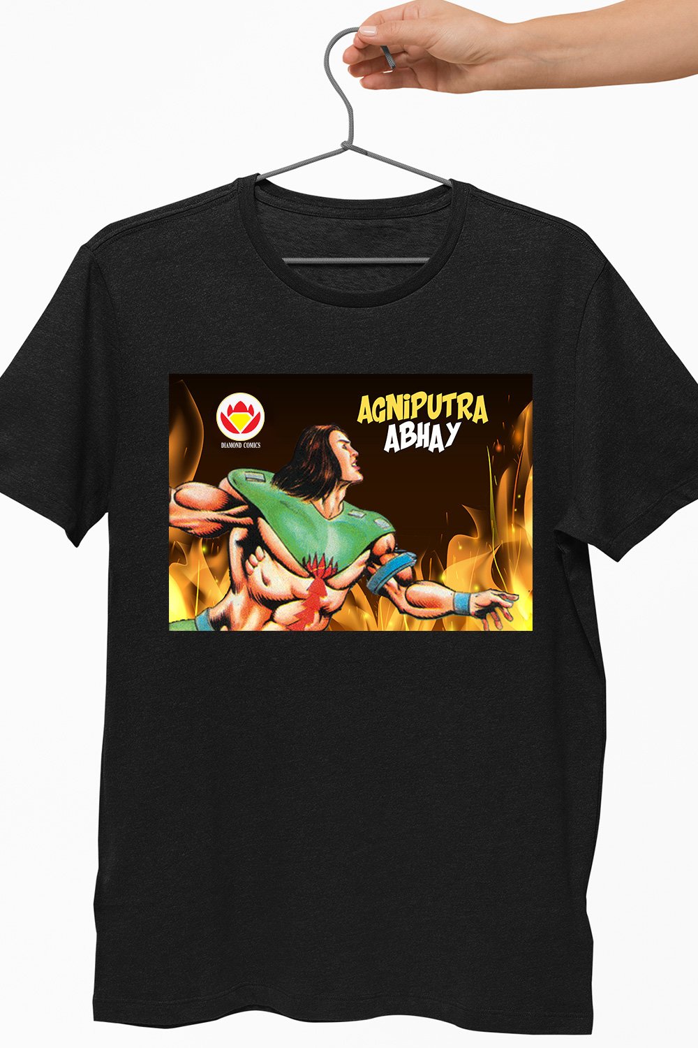 Agniputra Abhay Black Tshirt