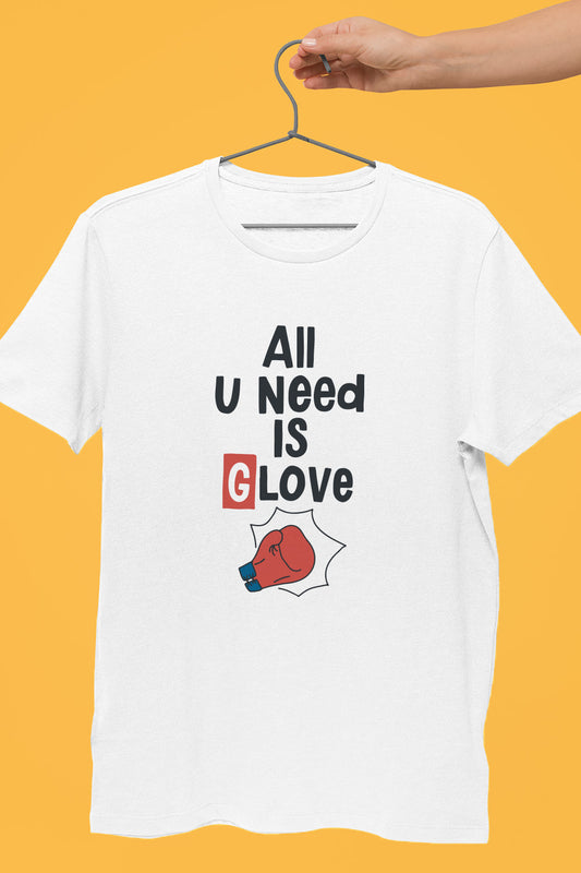 All you need is (G)Love White Dry-Fit T-Shirt