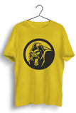 Angry Gorilla Graphic Printed Yellow Tshirt
