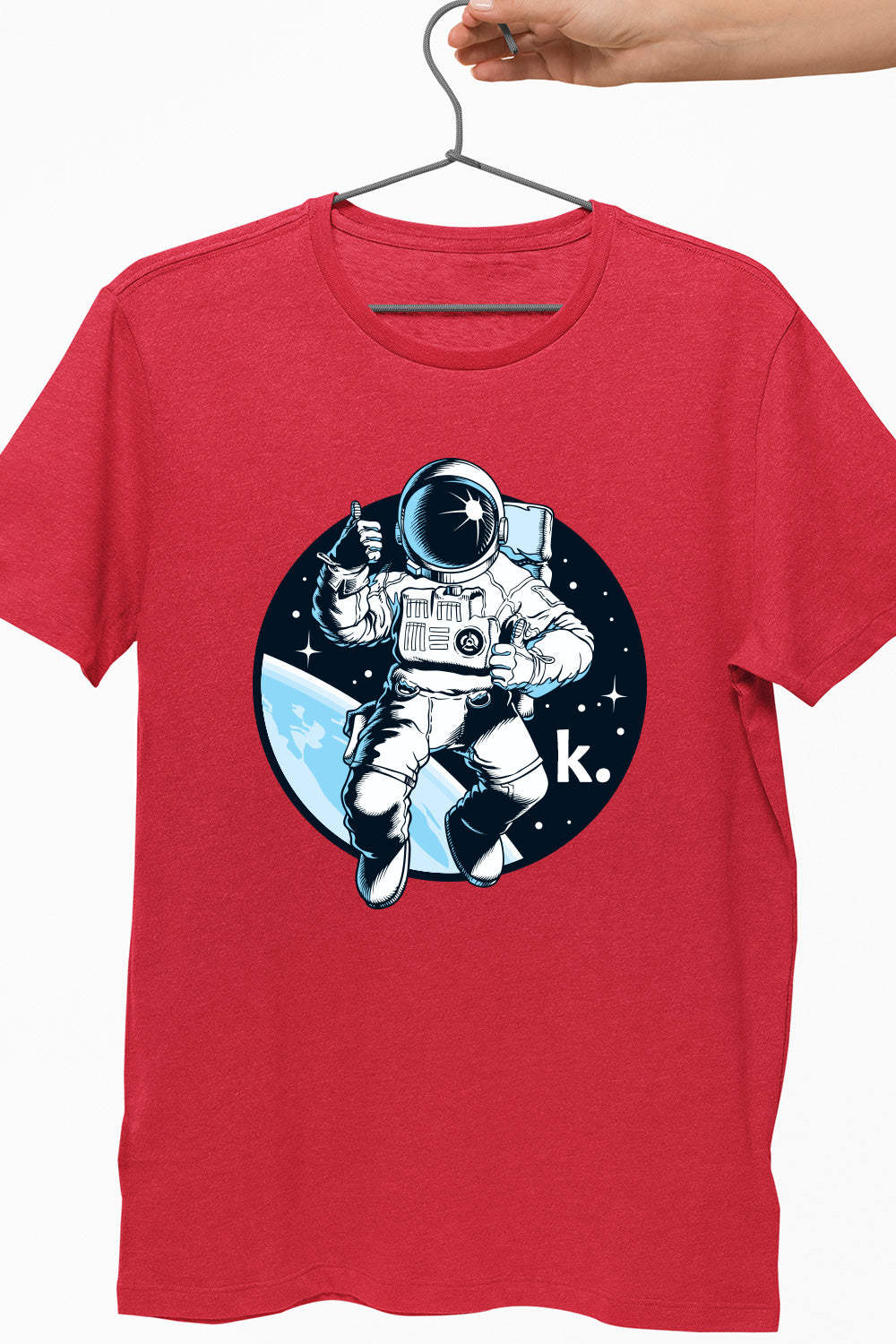 Astronaut K Red Tshirt