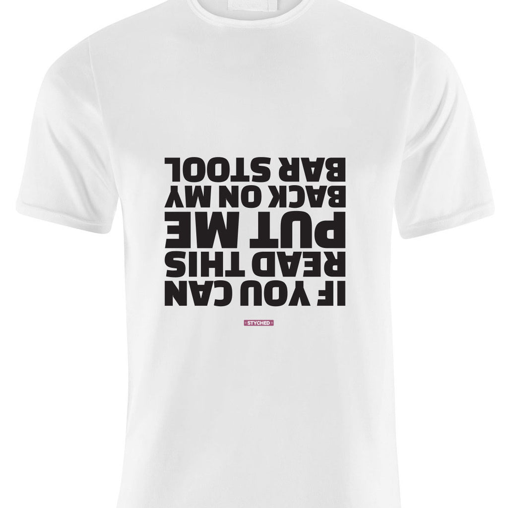 If you can read this - Graphic T-Shirt White Color