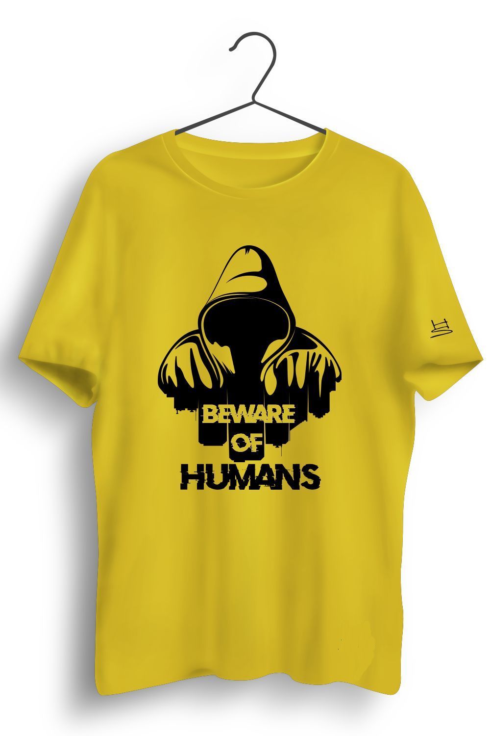 Beware Of Humans Graphic Printed Tshirt