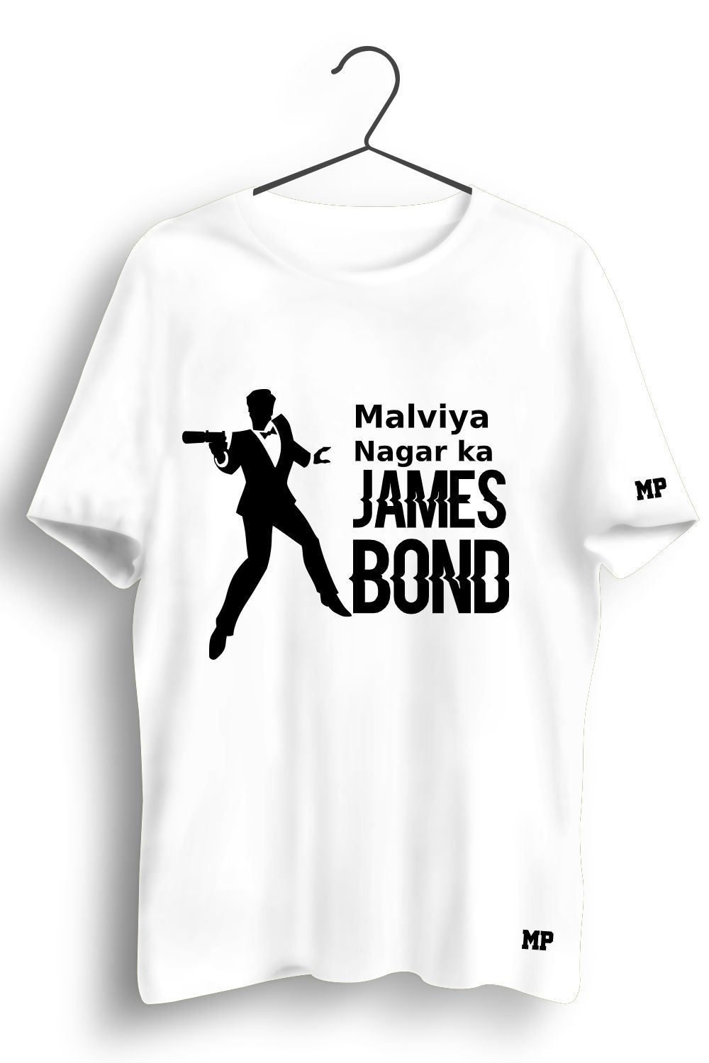 Malviya Nagar Ka James Bond Printed Tshirt